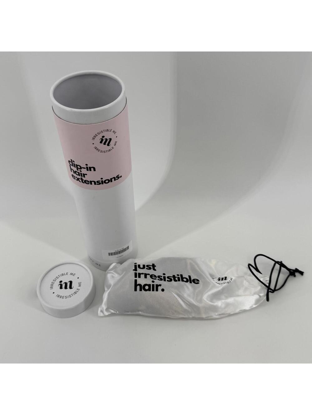 NIB Irresistible Me Clip-In Hair Extensions - Brown, 100% human hair #TM225